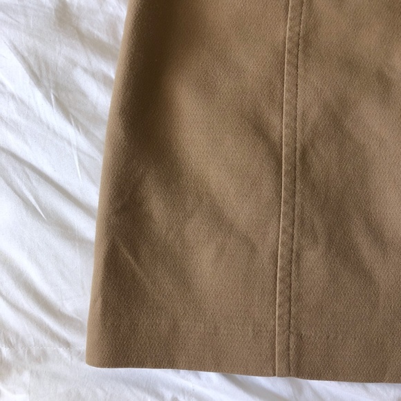 JACOB Tan High-Waisted A-Line Skirt - Picture 4 of 8